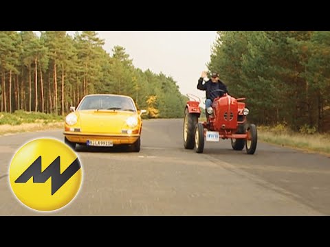Porsche Diesel Traktor vs Porsche 911 | Motorvision