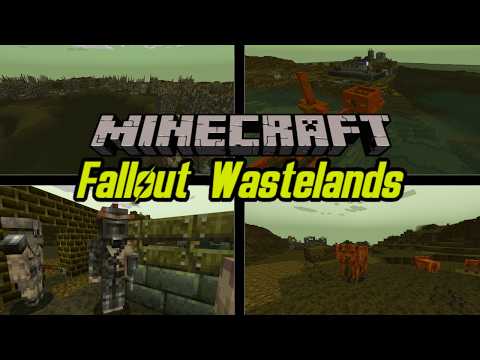 *NEW* Fallout Wastelands Mod - Minecraft 1.20.1 (Mod Showcase)