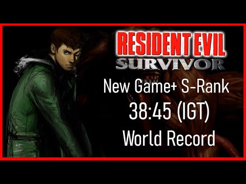 Resident Evil Survivor Speedrun New Game+ S-Rank - 38:45 (IGT) World Record