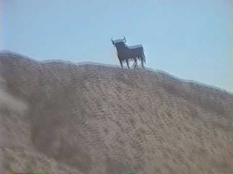 Drive by Toro d'Osborne, Alfajarín, Spain. 9/1/99.