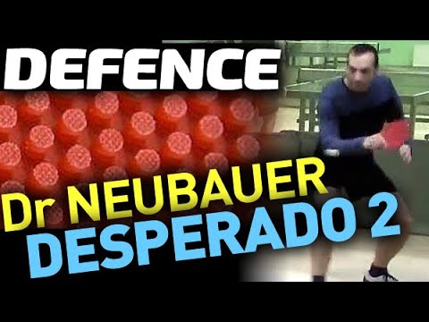 Dr Neubauer Desperado 2 OX - long pips chopping technique