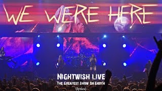 Nightwish live - The Greatest Show On Earth -TAMPERE, 2015 (lyrics)