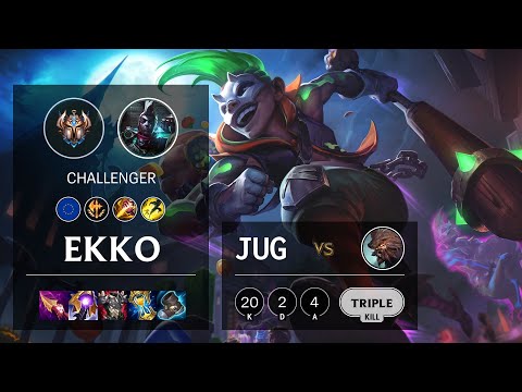 Ekko Jungle vs Udyr - EUW Challenger Patch 11.9