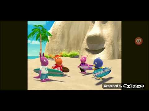 backyardigans- a onda do surf ondas perfeitas deixou com fome