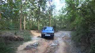 preview picture of video '85' suzuki SS80 trying out a tractor trail near nilambur'