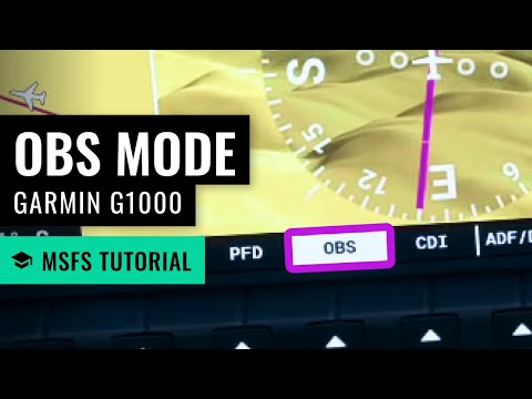 MSFS: Using OBS Mode on the G1000 - Microsoft Flight Simulator