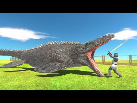 Mighty MOSASAURUS Death Run - Animal Revolt Battle Simulator