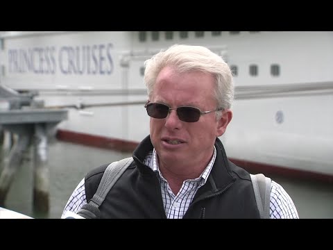 Passengers on the Royal Princess cruise ship say the mood was somber after hearing word of the collision of two float planes that killed six people, including five passengers from the ship. They spoke when the ship docked in Juneau, Alaska. (May 15)
