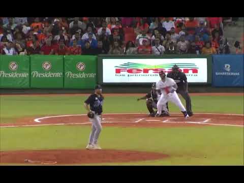 La mejor jugada de la noche michael del leon de los tigres del licey