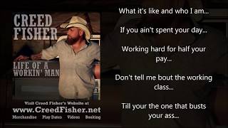Creed Fisher - Life Of A Workin&#39; Man (Official Lyric Video)