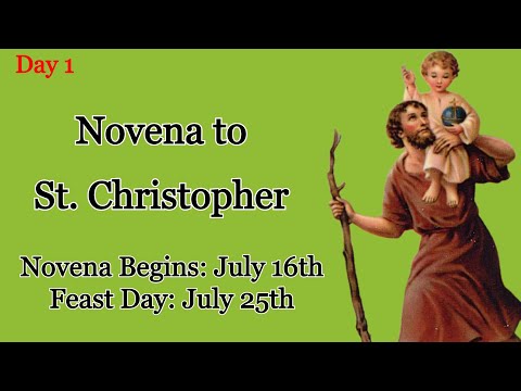 NOVENA TO ST. CHRISTOPHER | DAY 1