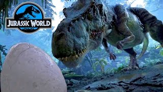 REAL Angry T-REX Mommy & Baby Dinosaur Eggs Jurassic Family Fun Amusement Park Virtual Reality