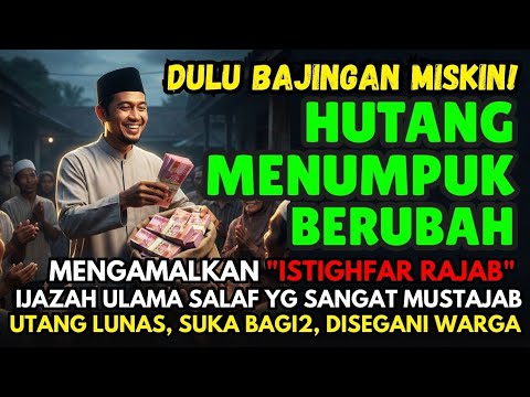 Mantan Bajingan Hutangnya Lunas, Jadi Tokoh! Ternyata Dia Amalkan Istighfar Rajab Ijazah Ulama Salaf