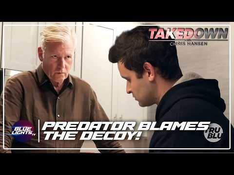 Predator BLAMES Decoy For Turning Up At Sting House! | Takedown With Chris Hansen | FULL EPISODE