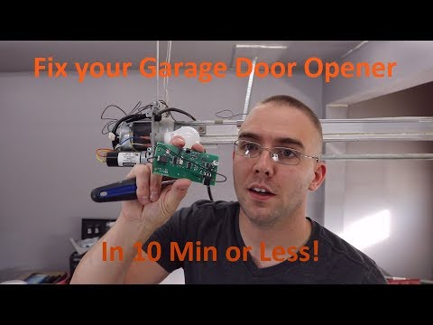 Fix any Garage Door Opener Receiver in less than 10 Min