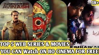 Top 5 Web series & Movie That You Can Watch On Jio Cinema For Free #webseries #movie #jiocinema