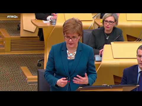 First Minister's Questions - Drug policy in Scotland - 22/03/18