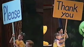 Barney Song : Please And Thank You (Barney Live In New York City)