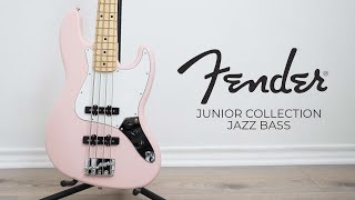 Video thumbnail for Fender Junior Collection Jazz Bass - Shell Pink by The Polarity