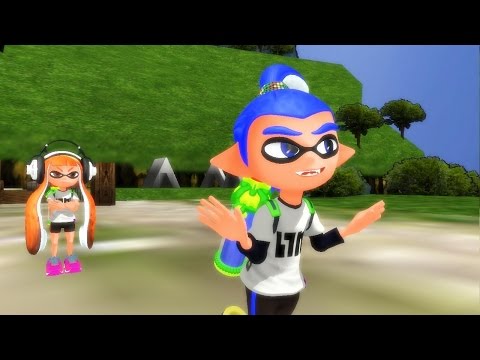 (MMD) Splatoon - Inkling boy does the Drop It Low