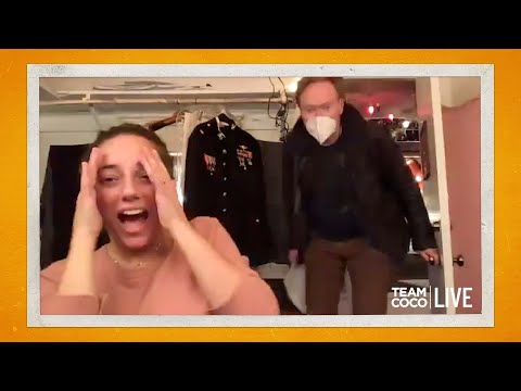 Conan Drops In On Sona's "Moses & Friends" Interview