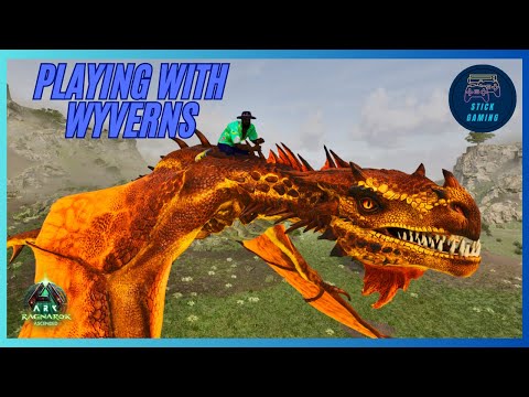 Ark Ascended Ragnarok 🔥 Max Level Fire Wyvern Egg + Breeding Setup! E100