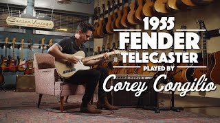 Video thumbnail for 1955 Fender Telecaster played by Corey Congilio by Carter Vintage Guitars