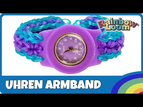 Rainbow Loom Uhren-Armband - deutsche Anleitung