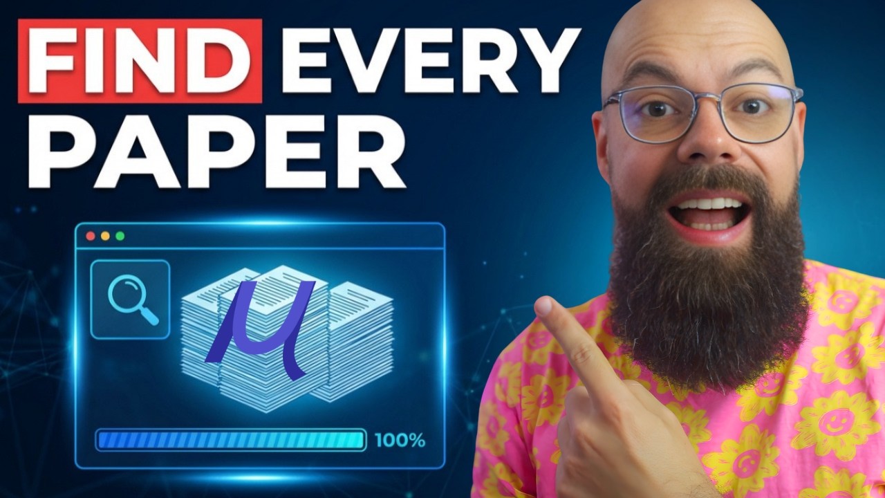 This AI Tool Finds Research Papers 100x Faster (Literature Reviews are EASY now) video thumbnail