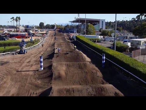 Roczen & Dungey Head-to-Head Qualifying Battle - Drone View