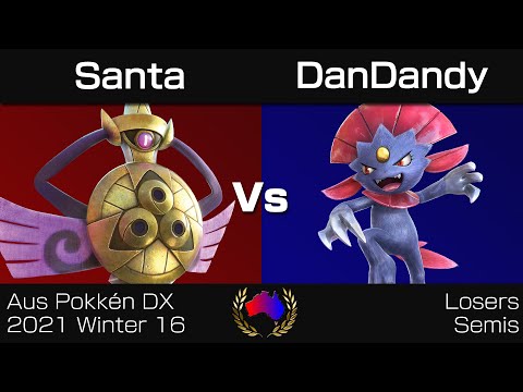 Aus Pokkén DX 2021 Winter 16 - Losers Semis: Santa (Aegislash) vs. DanDandy (Weavile)
