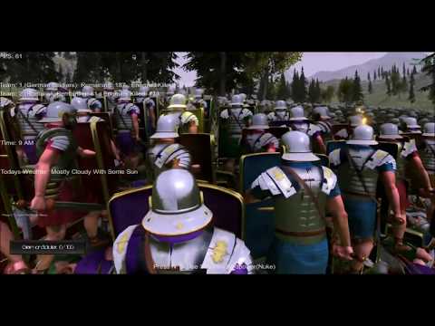 Ultimate Epic Battle Simulator 3000 Roman Soldiers vs  300 WW2 German Soldiers