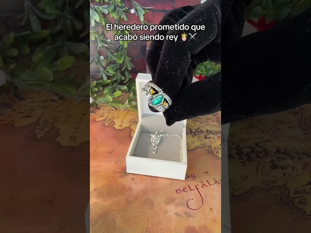 Vídeo relacionado con B.a.u.q.o.o. Collar Arwen El Señor de los Anillos Gadget Aragorn Anillo Unico Colgante Color Plata Idea Regalo Magia Fantasy Cosplay