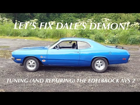 Dale’s 1971 Dodge Demon 340 Gets Fixed! Tuning The Edelbrock AVS 2