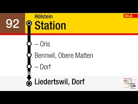 BLT Ansagen | 92 Hölstein - Liedertswil | BoJa Ansagen