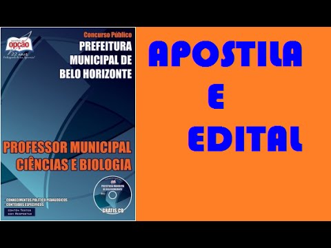 Apostila Professor de Ciências e Biologia Concurso Prefeitura BH 2015