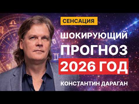 АКТУАЛЬНЫЙ ПРОГНОЗ на 2026 ГОД. Астролог Константин Дараган про РОССИИЮ и МИР