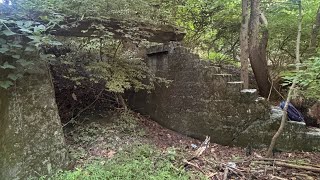 Old coal dump along the former Northampton and Bath railroad. Northampton PA.