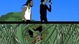 Popcaan Hides From Alkaline | Death To Microwave. [Jamaican Cartoon]