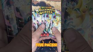 5 Ascended Heroes Packs… Did I Hit ANYTHING?! #pokemon #ytshorts