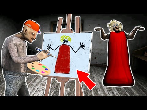 Beautiful Granny vs Grandpa vs Baldi vs Painting - funny horror animation (p.214)
