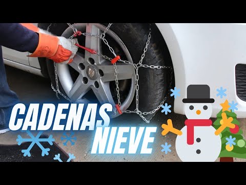 ❄️ How to put SNOW CHAINS on your car (step by step).