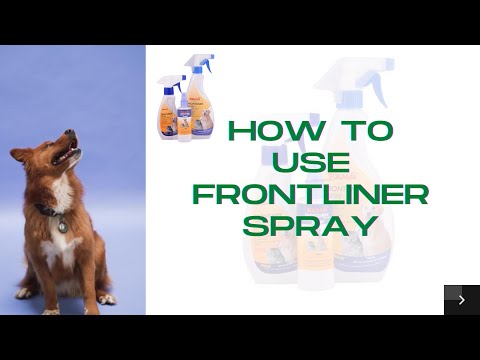 How to use/Apply Frontliner (Fipronil) Spray in cats and dog