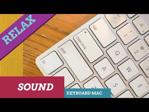 WHITE NOISE, ASMR Relaxing Typing Mac Keyboard