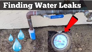 How to know if you have a water leak in your property