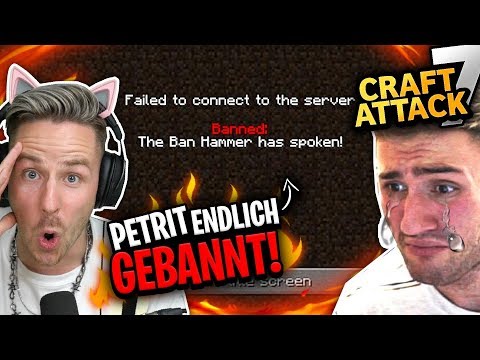 PETRIT is BANNED from CRAFT ATTACK! Craft Attack 7! #FreePetrit