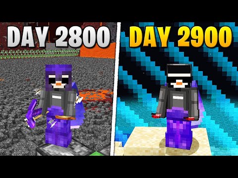 I Survived 2,900 Days in HARDCORE Minecraft...