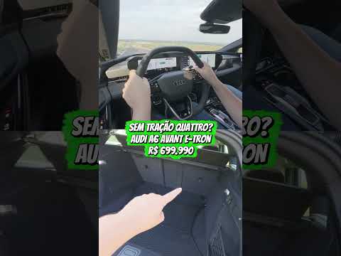SEM TRAÇÃO QUATTRO?! Como anda a nova Audi A6 Avant e-tron! 😱⚡