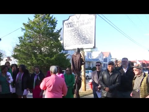 Green Book plaques dedicated to two landmarks in Danville