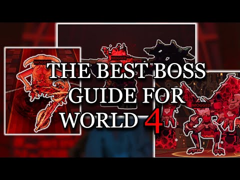 BEST GUIDE FOR ALL WORLD 4 BOSSES  IN PIXEL BLADE | #pixelblade  #roblox